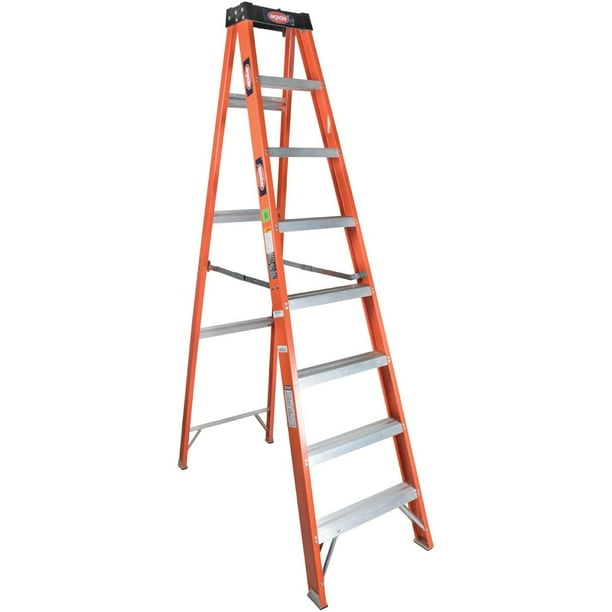 Escalera Tijera de Fibra de Vidrio Akron 7 Escalones 80-95 225kg Tipo IA
