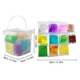 thumbnail image 2 of Slime Putty Clay Kit with Storage Bucket Glitter Beads Confetti Mixins and Gel Packs for Sensory Craft Play Activity, 2 of 6