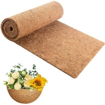 Natural Coconut Coir Liner Sheets,Bexikou 7.87x118 inch Natural Coconut Liners for Planter Flower Basket Liners,Coco Fiber Mat for Hanging Basket, Garden Decoration, Animal Pet Pads, Reptile Carpet
