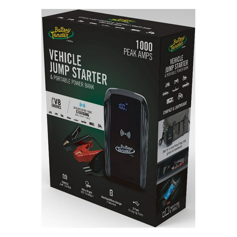 1000 AMP Jump Starter - 8000mAh Power Bank