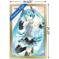 thumbnail image 3 of Hatsune Miku - WaVing Wall Poster, 14.725" x 22.375", Framed, 3 of 6