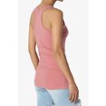 thumbnail image 6 of Women's Premium Cotton Vest Basic Soft Stretch Racerback Tank Top Solid Color, 6 of 8