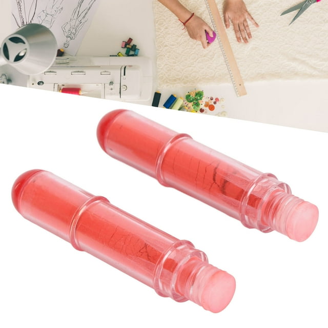 Fabric Chalk Refill 2pcs, Easy Erasability, Ergonomic Design, Suitable for All Fabrics, Sewing and DIY, Lines, Clean Application