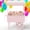 Pink, variant on STICCIO 70x48x22in Candy Cart Display Stand with Awning, 100 Balloons & Light String, 55lbs Capacity, Wood Snack Cart for Party Wedding