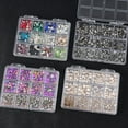 thumbnail image 5 of 12 Grids Special-Shaped Nails Rhinestones Mix Styles Nails Charm Flatback Rhinestones Crystals Flat Back Stones Charm, 5 of 9