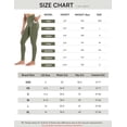 thumbnail image 2 of NANAHuang Women's Workout Leggings with Pockets High Waist Pants 28" Tummy Control Athletic Tights Full Length, 2 of 7