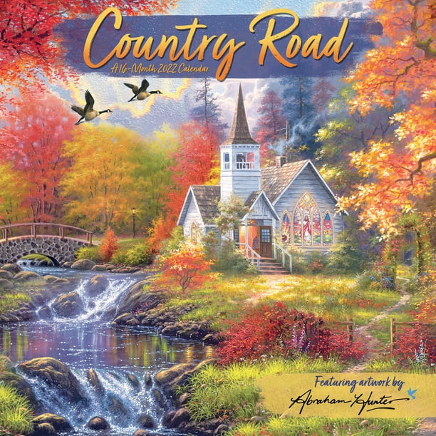 2022 Country Road - Abraham Hunter Mini Wall Calendar - Walmart.com