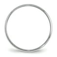 thumbnail image 4 of Primal Gold 10 Karat White Gold 2mm Hollow Half Round Band Size 9, 4 of 4