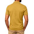 thumbnail image 6 of VBVC Men's Custom Personalized Quarter Zip Shirt , Short Sleeve Work Team Golf Top For Men, Gold , S-3XL, 6 of 8