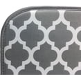 thumbnail image 3 of Absorbent, Reversible XL Microfiber Dish Drying Mat for Kitchen, 18 Inch x 24 Inch, White Trellis, 3 of 6