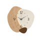 thumbnail image 2 of Reloj de pared silencioso, reloj decorativo para decoración de habitación, decoración de pared sencilla para niños. marrón, 2 of 9