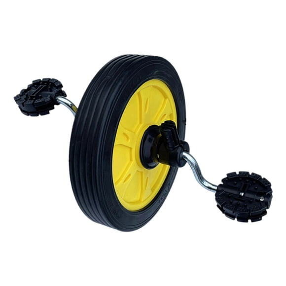 Siruishop Children Tricycle Wheel Educational Tricycle Components Kids Bike Wheel Kids Front Wheel Yellow