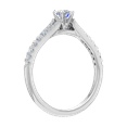 thumbnail image 2 of 0.40 Carat Prong Set Solitaire Diamond Engagement Ring Band in 14K White Gold (Ring Size 7.75), 2 of 5