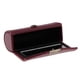 thumbnail image 3 of Estuche de cuero para Lápiz Labial Macarena Caja de Almacenamiento con espejo Vino rojo, 3 of 8