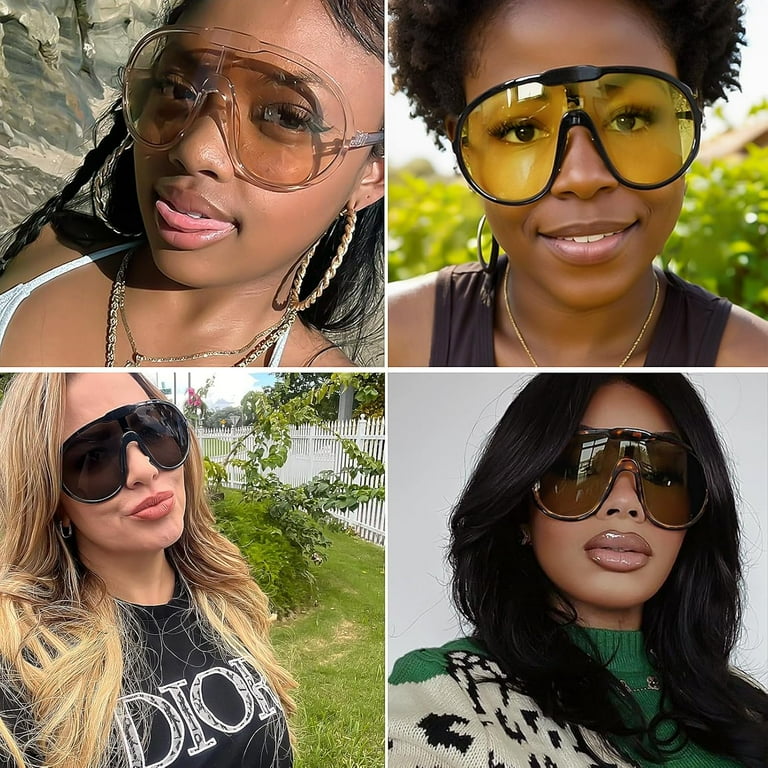 Large oversized aviator sunglasses sale