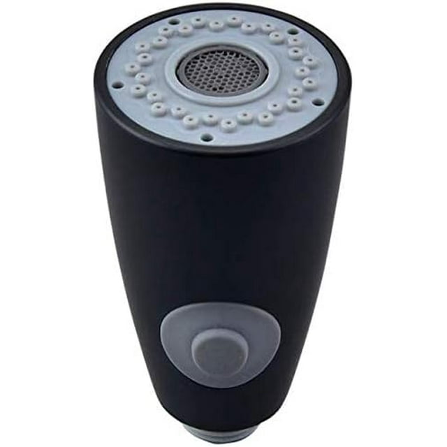 GFDYREE Kitchen Sink Faucet Head 2-Function Pull-Out Spray Head for Bathroom Kitchen Faucet Replacement Part G1/2 Connections, Matte Black (Model 1, Matte Black)