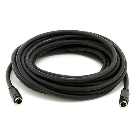 24k Gold Video - 25FT S-VIDEO CABLE DVD DSS SVHS CABLE SVIDEO M/M (24K Gold Plated)