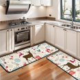 thumbnail image 3 of Kitchen Rugs Sets Of 2,Multicolor Christmas Deer Pattern Anti Fatigue Kitchen Mat Rugs Non Slip Washable,Decorative Kitchen Floor Mats for Kitchen,Sink,Laundry,17"x47"+17"x47", 3 of 5