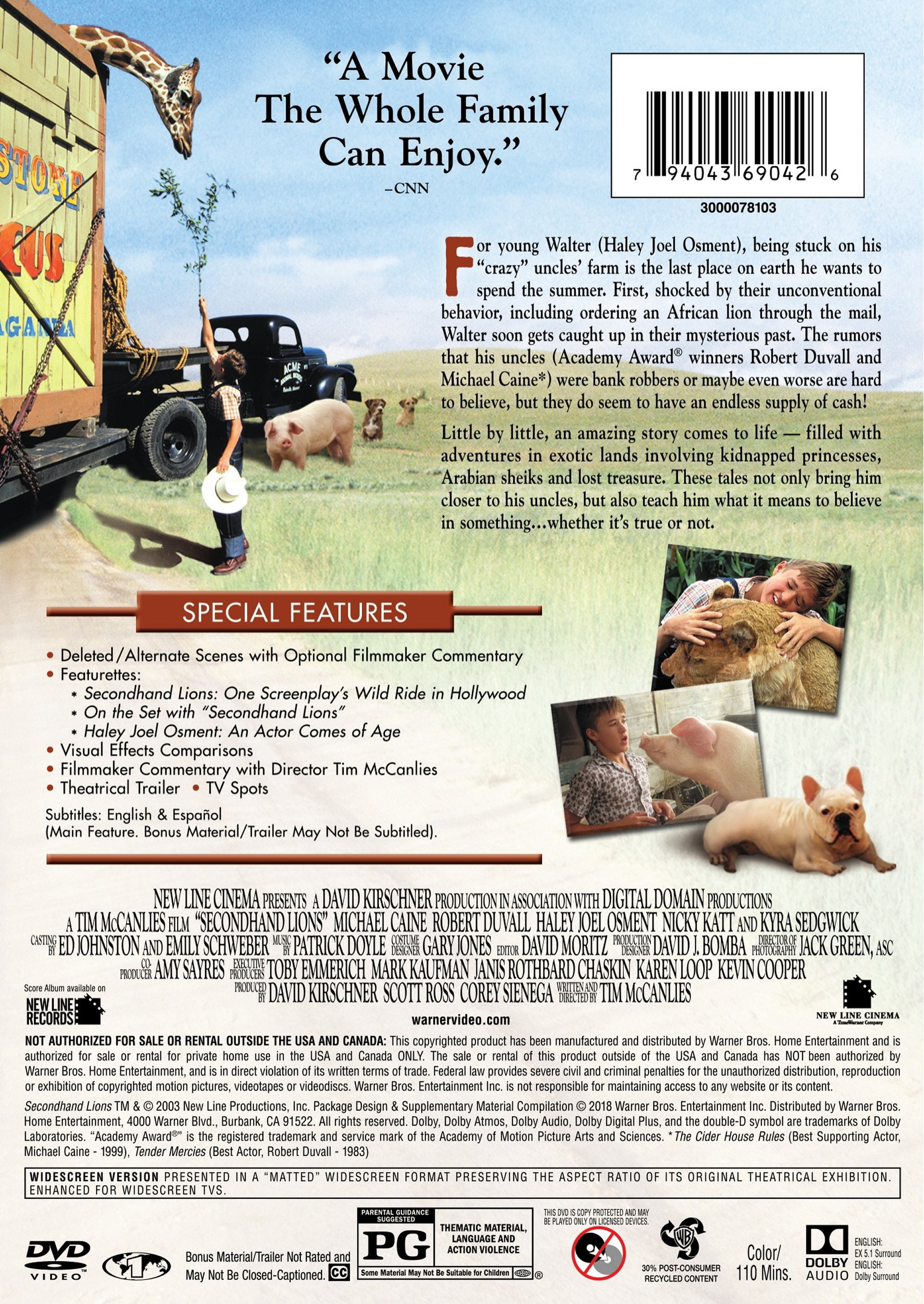52 Best Images Secondhand Lions Movie Streaming / Secondhand Lions Dvd Walmart Com Walmart Com