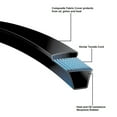 thumbnail image 4 of OakTen Drive Belt 1/2" x 84-1/2" for MTD 42 inch lawn tractors compatible with 754-04252 954-04252, 4 of 5