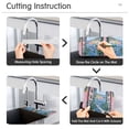 thumbnail image 5 of Yayeee Faucet Mat for Kitchen Sink 14.7" Diatomite Long Splash Guard Pad, Pink Window, 5 of 7