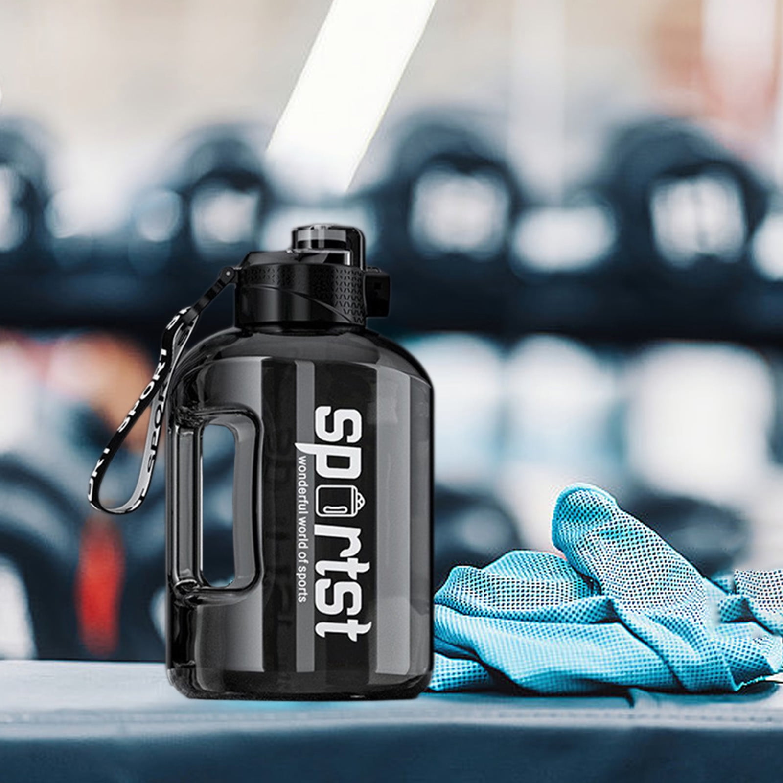 Tbest Bouteille d'eau Eau froide chaude et froide de bouteille de sport