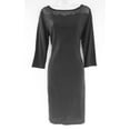 thumbnail image 2 of Ellen Tracy Black Cut Out Floral Short Sleeve Equestrian Dress, Women's Small, 2 of 2