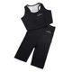 thumbnail image 1 of Traje de sauna premium para fitness, top corto, camiseta sin mangas, pantalones cortos deportivos para yoga, medio SG, 1 of 9