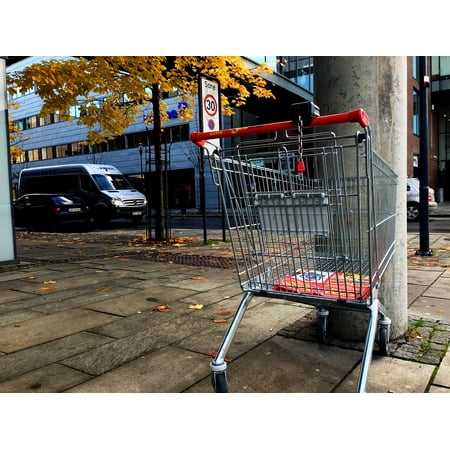 - LAMINATED POSTER City Shopping Trolley Shopping Cart Rule Of Thirds Poster Print 24 x 36