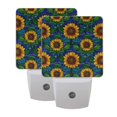 thumbnail image 6 of Yayeee LED Plug in Night Light for The Home with Auto Dusk to Dawn Light Sensors, 2 Pack, Blue Art Sunflowers, 6 of 6