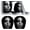 #D, variant on Ghost Face Headrest Covers for Cars, 2Pcs Spooky Scary Funny Auto Interior Decor for Vehicles Car Truck SUV(RL)