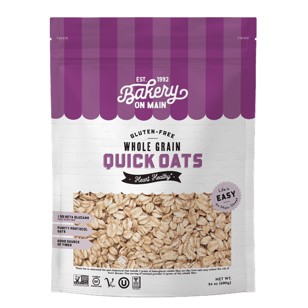Bakery On Main GlutenFree Whole Grain Quick Oats 24 oz