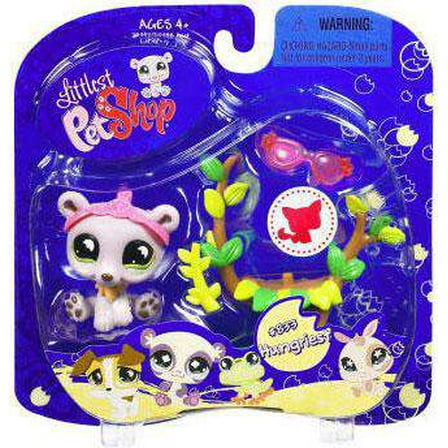Littlest Pet Shop 2009 Assortment B Series 2 Bear Figure (Leaf Chair)