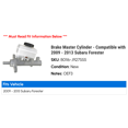 thumbnail image 2 of Brake Master Cylinder - Compatible with 2009 - 2013 Subaru Forester 2010 2011 2012, 2 of 2