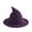 Purple, variant on Black Ladies Witch Hat With Magician Style Wool Fabric For Themed Events And Casual Use With Comfortable Fit And Design