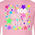thumbnail image 4 of Inktastic 100 Days of School Pastel Stars Long Sleeve Youth T-Shirt, 4 of 5