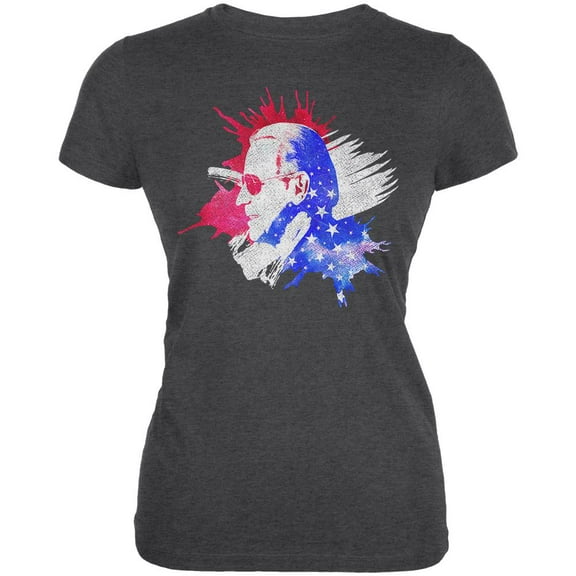 Election 2020 Joe Biden American Patriot Juniors Soft T Shirt Deep Heather SM