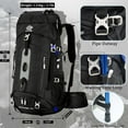 thumbnail image 4 of 60L Travel Hiking Camping Backpack with Rain Cover, Backpack Water Resistant,Large Backpack for Men Women, 4 of 13