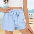 thumbnail image 5 of LWNYDPLSD Sports Shorts for Girls High Waist Lightweight Casual Shorts Teens Trendy Quick Dry Sweatshorts Kids Outdoor Active Summer Clothes, 5 of 5