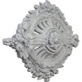 thumbnail image 3 of 35 7/8"W x 22 1/2"H x 4 3/8"P Antonio Ceiling Medallion, Hand-Painted Frost, 3 of 6