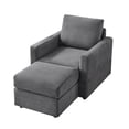 thumbnail image 3 of Modular Sectional Couch with Wide Armrests / Adjustable Comfort for Resting, 3 of 4