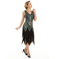 thumbnail image 4 of PrettyGuide Women's 1920s Flapper Dress Vintage Swing Fringed Gatsby Roaring 20s Dress, Medium, 4 of 8