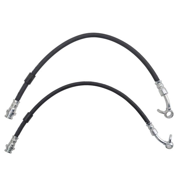 TRQ Brake Hose Set Fits 2011-2014 Ford Edge 2011-2015 Lincoln MKX