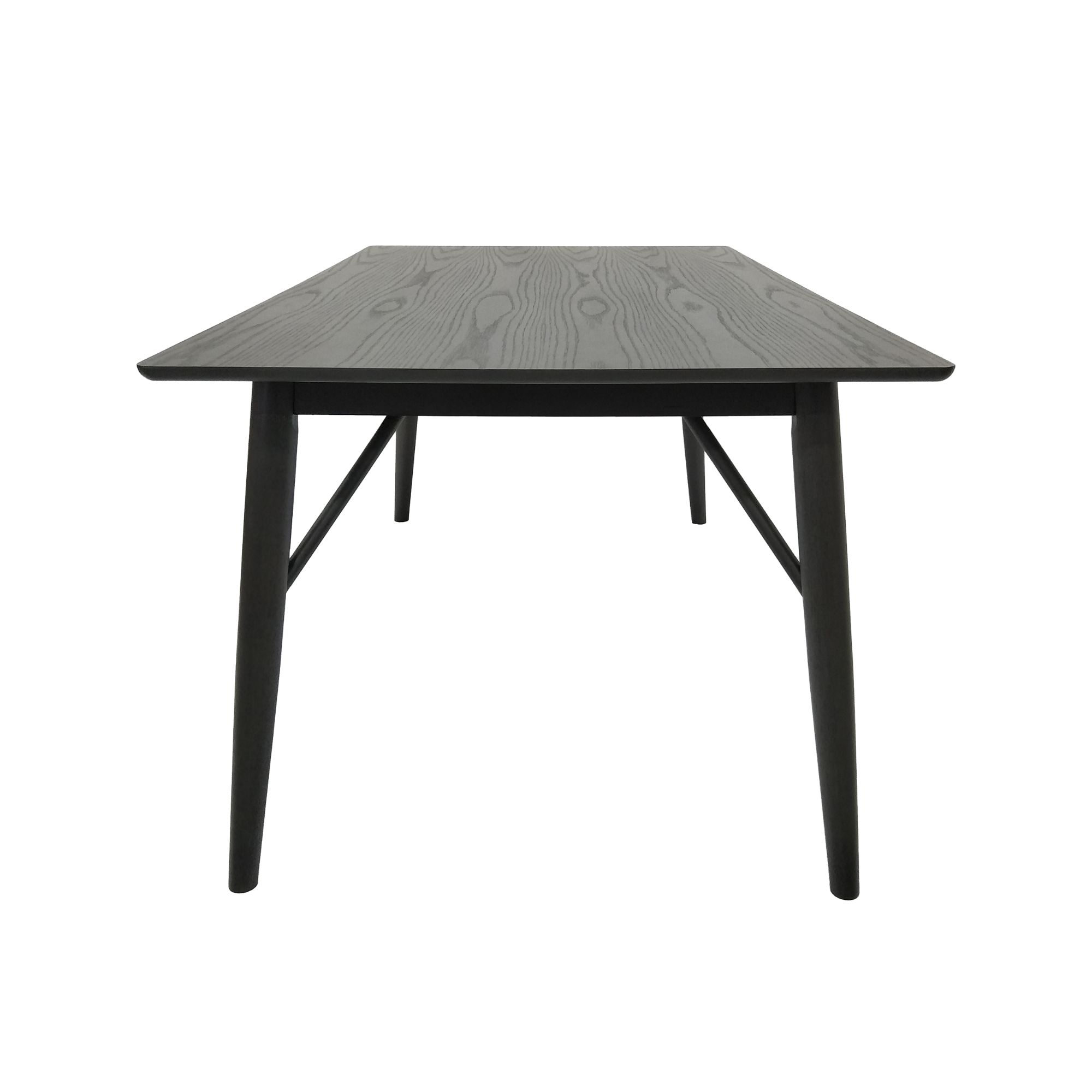 67.5" Black Contemporary Handcrafted Rectangular Dining Table