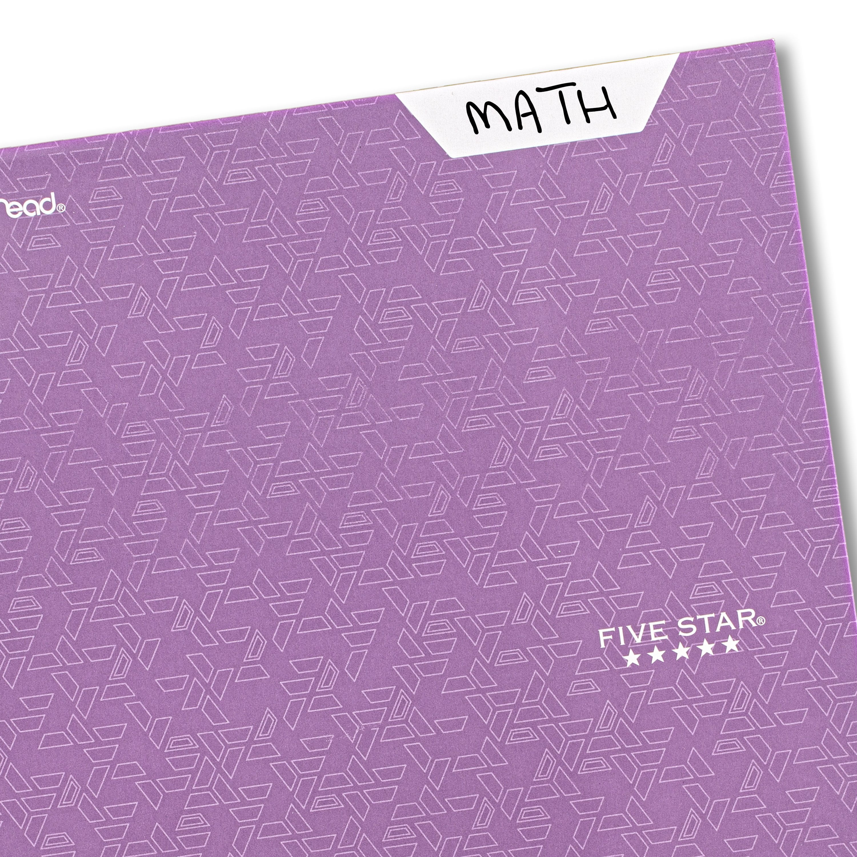 (3 pack) Five Star Pocket and Prong Paper Folder, Amethyst Purple