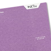 Five Star Pocket and Prong Paper Folder, Amethyst Purple