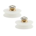 thumbnail image 2 of 8Pcs Shower Pulley V-Groove Wheel, Nylon Wheel for Bathroom Glass Sliding Door, Copper Roller Hangi, 2 of 5