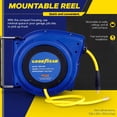 thumbnail image 3 of Goodyear Mountable Retractable Air Hose Reel - 1/4" x  50' Ft, 3' Ft Lead-In, 3 of 5