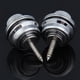 thumbnail image 4 of 2 Uds. Cerraduras Correa para Guitarra Eléctrica Straplock Cabeza Plana Seguridad Plateada, 4 of 6