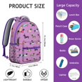 thumbnail image 6 of Cute Cartoon Dachshund Backpack for School,Cute School Bag,Schoolbag with Adjustable Shoulder Straps & Padded Back,15.3"x11"x7.1".﻿, 6 of 6